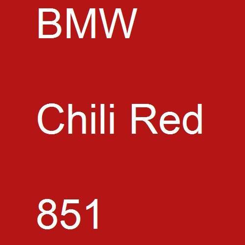 BMW, Chili Red, 851.